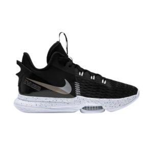 Nike LeBron Witness 5 Black Metallic Silver Grey CQ9380 001