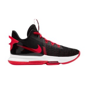 Nike LeBron Witness 5 Bred Sneakers Black CQ9380 005