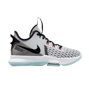 Nike LeBron Witness 5 GS Pure Platinum Light Dew Black CT4629 006