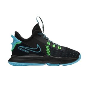 Nike LeBron Witness 5 PS Black Light Blue Fury CT4630 004