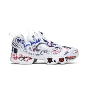 Vetements x adidas InstaPump Fury Graffiti White Sneakers White BS7031