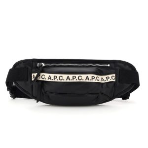 A.P.C. bag Banana Repeat Waist Bag Noir Noir PAACL H62141 LZZ