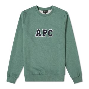 Sweatshirt A.P.C. Malcolm Sweatshirt Marine Chine Marine Chine COEKQ H27618 PKA