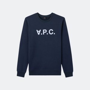 Sweatshirt A.P.C. VPC Sweatshirt Blue White 309080