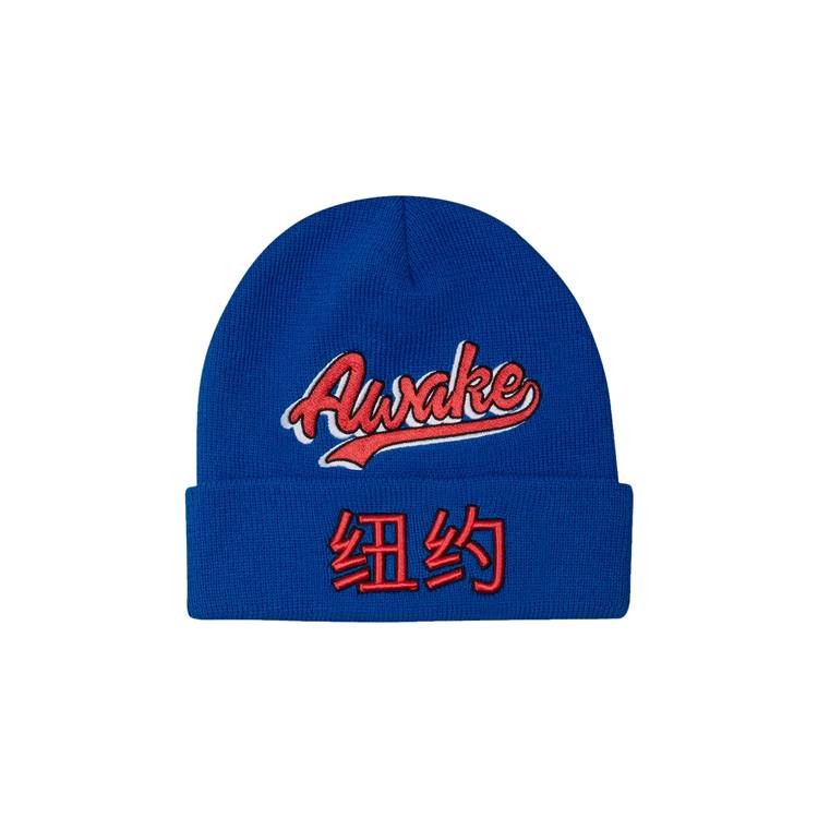 Awake Chinatown Script Beanie Cobalt Cobalt 314937