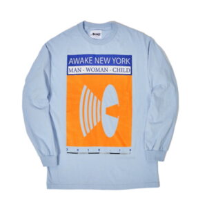 Awake Man Woman Child L/S Tee Powder Blue 315644