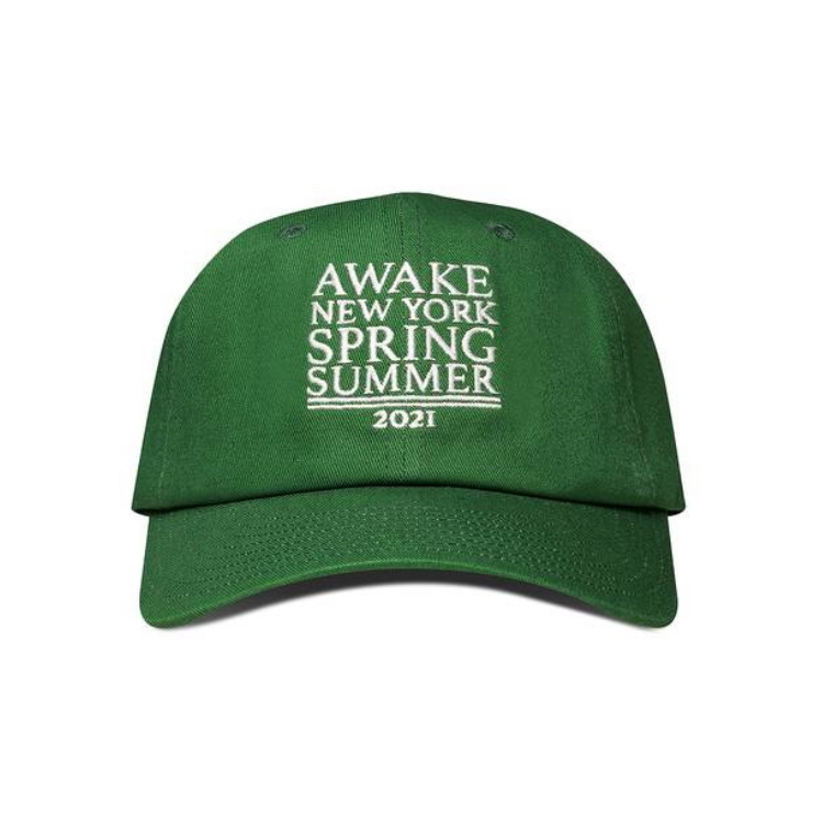 Baseball Cap Awake NY Six Panel Hat Green Green 313743