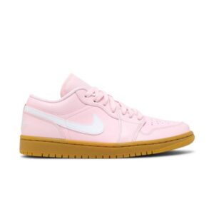 Wmns Air Jordan 1 Low Arctic Pink Gum Sneakers White DC0774 601