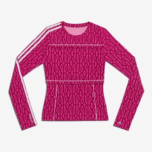 adidas Ivy Park Snap Monogram Top Bold Pink Bold Pink 314835