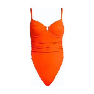 adidas Ivy Park Spaghetti Strap One Piece Swimsuit Solar Orange Solar Orange 314752