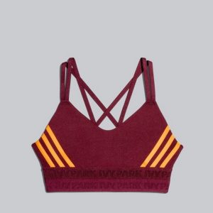 adidas Ivy Park Strappy Cutout Bra Maroon/Amazon Red/Solar Orange Sports Top Maroon/Amazon Red/Solar Orange 314662