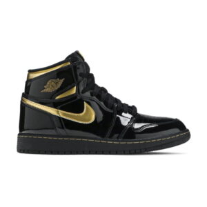 Air Jordan 1 Retro High OG GS Black Metallic Gold 575441 032