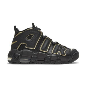 Nike Air More Uptempo GS Black Metallic Gold Star DD3038 001