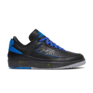 Off-White x Air Jordan 2 Retro Low SP Black Varsity Royal Sneakers Black DJ4375 004