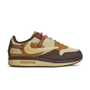 Travis Scott x Nike Air Max 1 Baroque Brown Sneakers Baroque Brown/Lemon Drop/Wheat/Chile Red DO9392 200