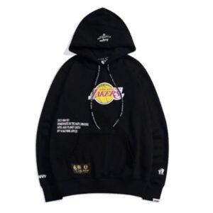 AAPE Los Angeles Lakers Black Hoodie Black 333060