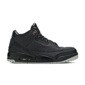 Air Jordan 3 Retro Black Flip Sneakers 315767 001