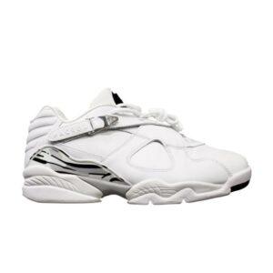 Air Jordan 8 Retro Low White Metallic Silver 2003 306157 101