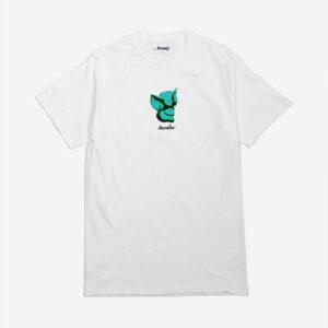 Awake Elephant Tee White Black 337955