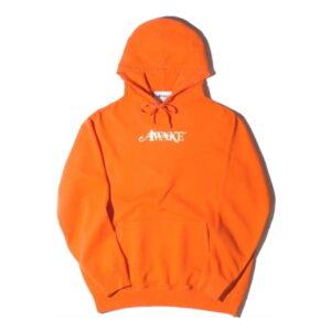 Awake Metallic Foil Logo Hoodie Orange Orange 338022