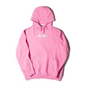 Awake Metallic Foil Logo Hoodie Pink Grey 336509