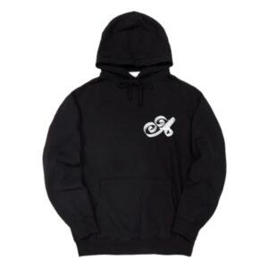 Awake Ribbon Script Logo Hoodie Black Blue 339815