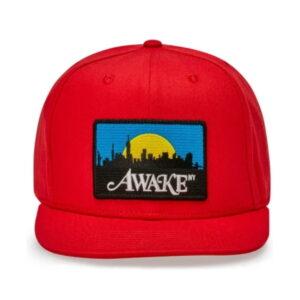 Awake Skyline Hat Red Red 333305