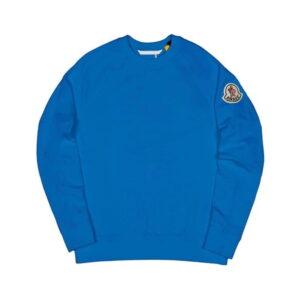 Awake x Moncler Crewneck Sweatshirt Blue Blue 343241