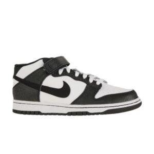 Nike Dunk Mid GS White Black Black 309165 101