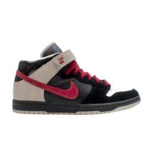 Nike Dunk Mid Premium November Rain Black/Varsity Crimson 314381 061