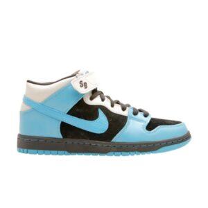 Nike Dunk Mid Pro SB Black Aqua Fuel Blue Black/Aqua Fuel Blue 314383 041