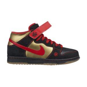 Nike Dunk Mid Pro SB Money Cat Black/Chile Red 314383 061