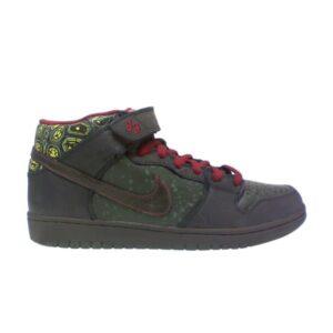 SPoT x Nike Dunk Mid SB Premium Moat Dark Army/ Baroque Brown 314381 321