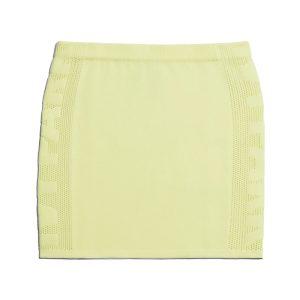 adidas Ivy Park Knit Skirt (Plus Size) Yellow Tint Yellow 339759