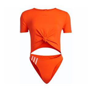 adidas Ivy Park Knot Swimsuit Solar Orange Solar Orange 338903