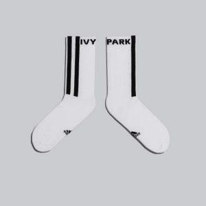 Sports socks adidas Ivy Park Logo Socks (3 Pair) White/Black/Black Black 336901