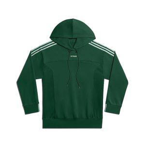 adidas Ivy Park Long Sleeve Hoodie (Gender Neutral) Dark Green Black 336511