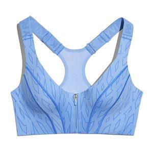 adidas Ivy Park Medium-Support Monogram Cutout Bra Light Blue Light Blue 334213