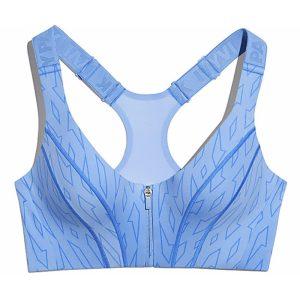 adidas Ivy Park Medium-Support Monogram Cutout Bra (Plus Size) Light Blue Light Blue 334205