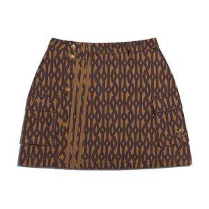 adidas Ivy Park Monogram Skirt (Plus Size) Wild Brown/Night Red Wild Brown/Night Red 331840