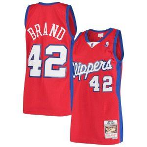 Basketball Jersey 2000/01 Mitchell & Ness Elton Brand Red LA Clippers Hardwood Classics Swingman Jersey – Statement Edition Red 330904