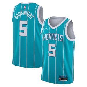 Basketball Jersey 2021-22 Charlotte Hornets #5 James Bouknight Jordan Swingman Jersey Teal Icon Edition Teal 330123