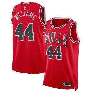 2021-22 Chicago Bulls #44 Patrick Williams 75th Anniversary Edition Swingman Jersey – Red Red 330152