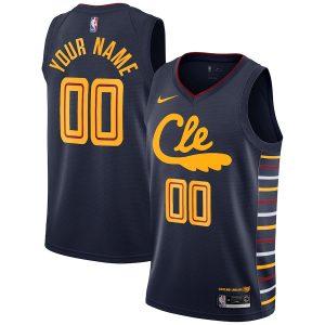 2021-22 Cleveland Cavaliers Nike City Edition Swingman Jersey – Custom Navy 330202