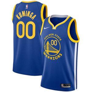 2021-22 Golden State Warriors #00 Jonathan Kuminga Swingman Jersey – Royal Icon Edition Blue 330643