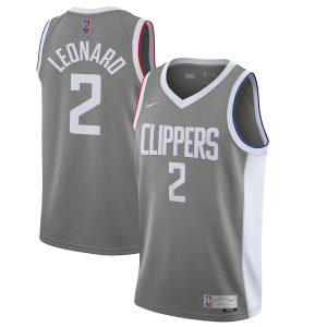 2021-22 Los Angeles Clippers #2 Kawhi Leonard Earned Edition Swingman Jersey White 330844