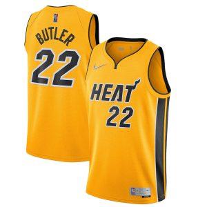 Basketball Jersey 2021-22 Miami Heat #22 Jimmy Butler Earned Edition Swingman Jersey Black 331150