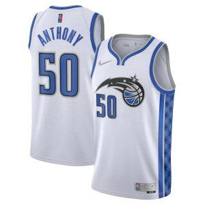 2021-22 Orlando Magic Basketball Jersey #50 Cole Anthony Earned Edition Swingman Jersey White 331546