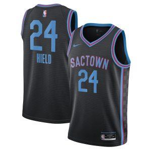 2021-22 Sacramento Kings #24 Buddy Hield City Edition Swingman Jersey – Black Black 331962