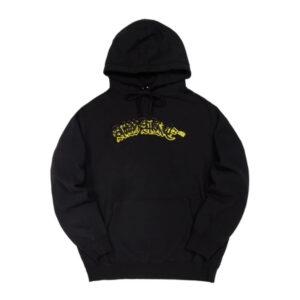 Awake Embroidered Double Varsity Hoodie Black Black 345767